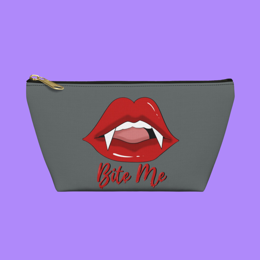 "Bite Me" Zipper Pouch