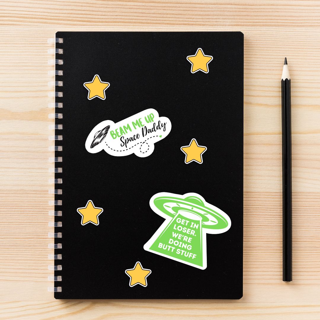 "Beam Me Up" Sticker