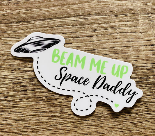 "Beam Me Up" Sticker