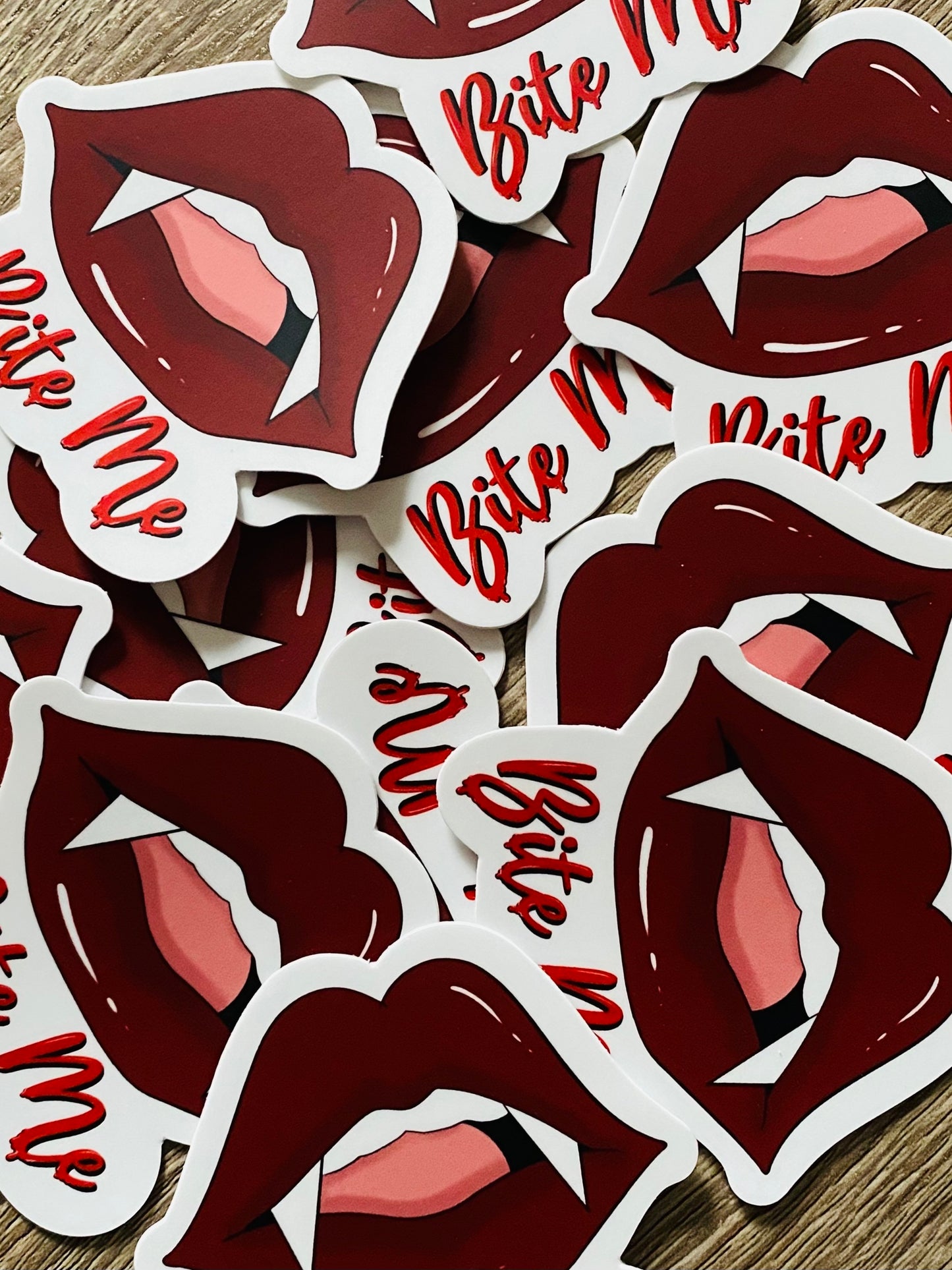 "Bite Me Vampire" Sticker