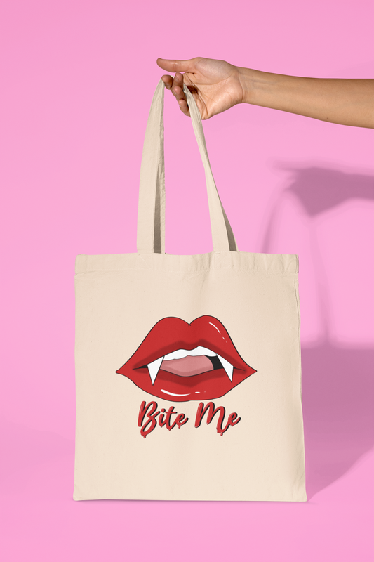 "Bite Me" Tote Bag