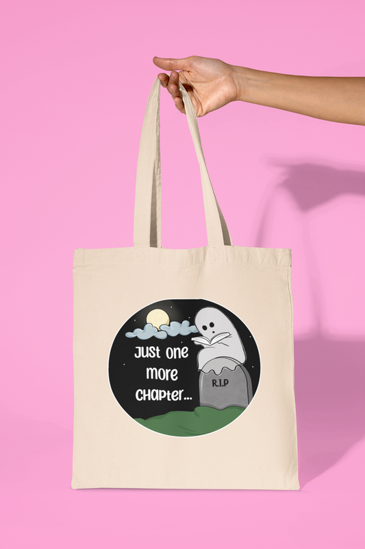"One More Chapter" Tote Bag