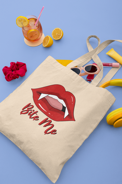 "Bite Me" Tote Bag