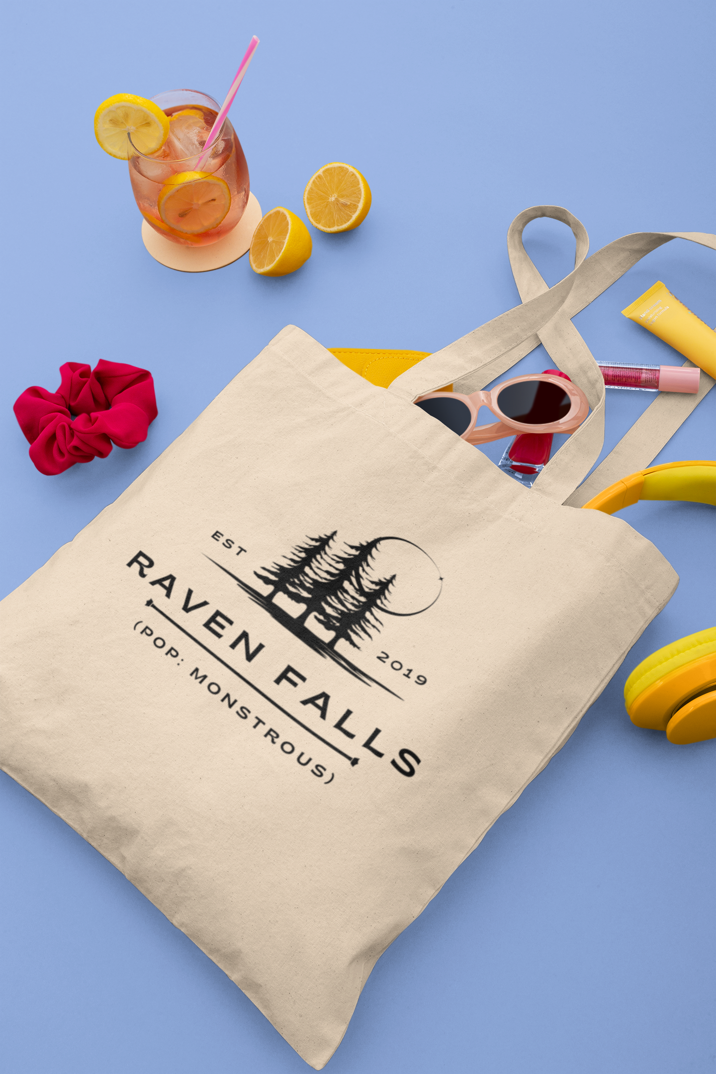 "Raven Falls" Tote Bag