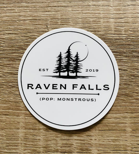 "Raven Falls" Sticker
