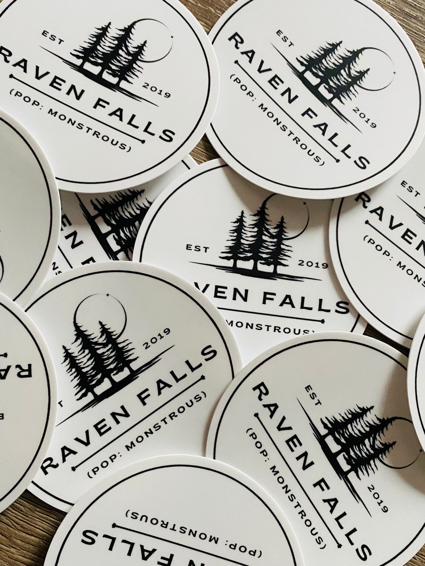 "Raven Falls" Sticker