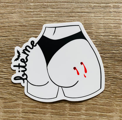 "Bite Me Booty" Sticker